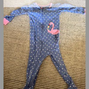 🤍4/$25 Carters baby flamingo pj